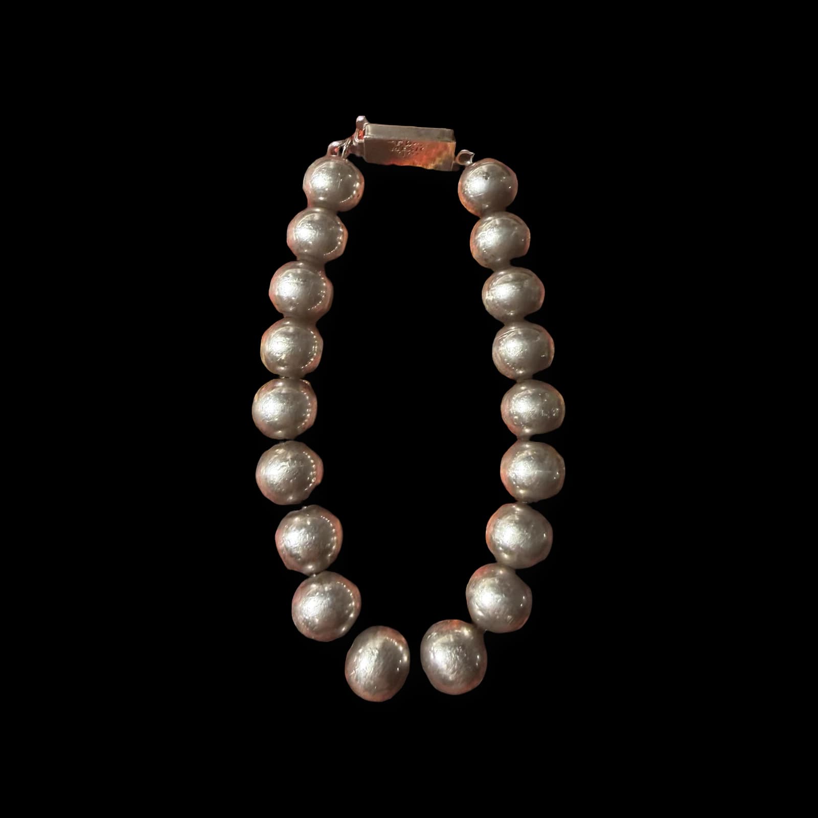 Silver Bead Bracelet